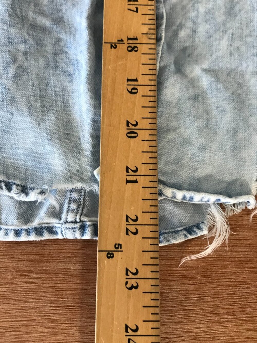 Frank & Eileen Barry Top Women XS Blue Acid Wash Button Up Pocket Long Sleeve - Picture 6 of 15